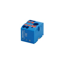 Изображение товара DKC Nuputuk Блок распределительный, зажим push-in, 1 ввод 6 кв.мм, 4 точки подключения 2,5 кв.мм, синий