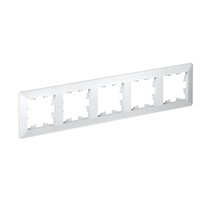 Изображение товара Systeme Electric AtlasDesign Air Белый/дымчатый белый Рамка 5-ая