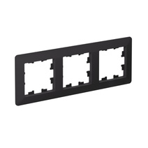 Изображение товара Systeme Electric AtlasDesign Air Карбон/дымчатый черный Рамка 3-ая