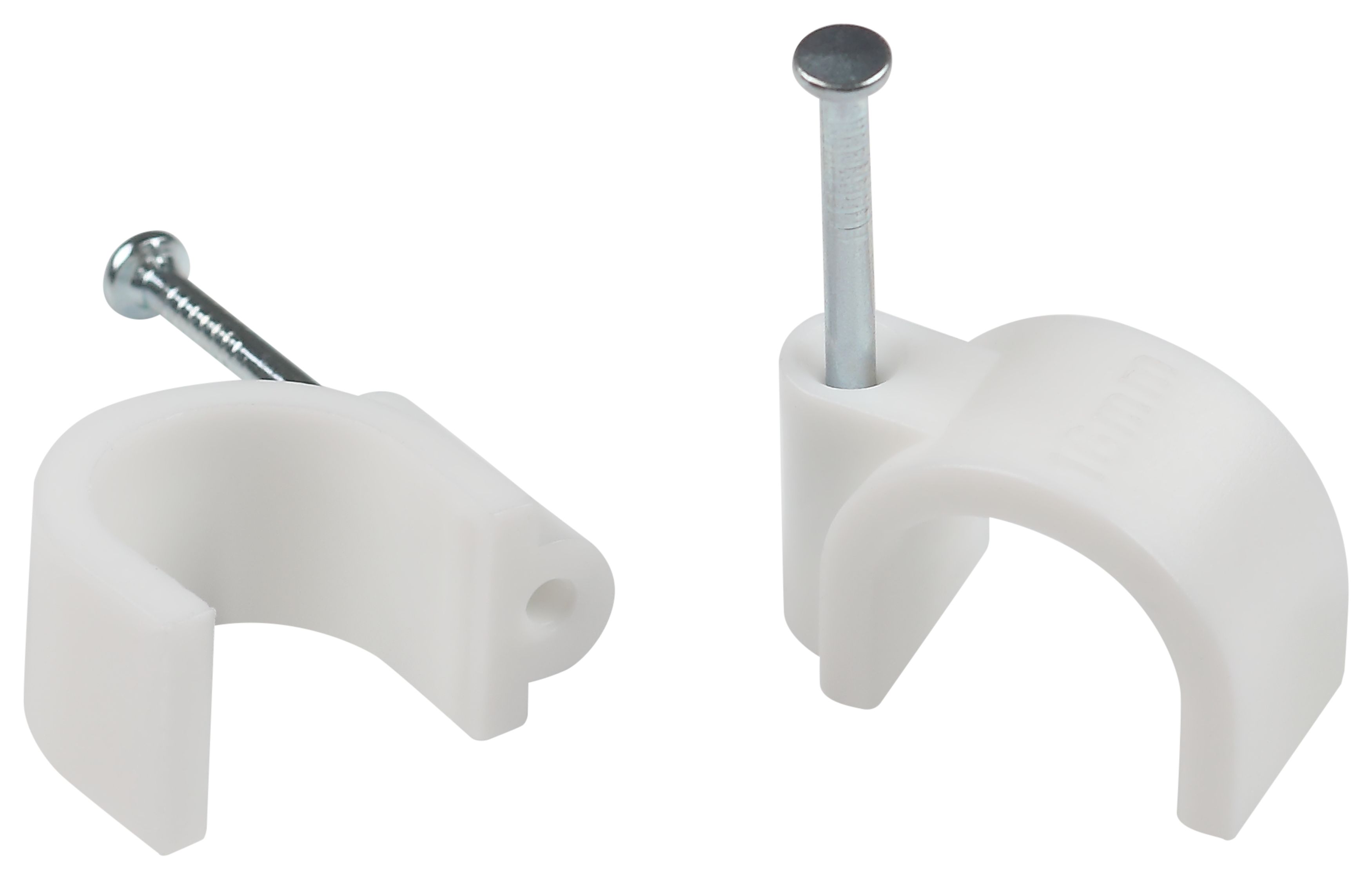 Изображение товара ЭРА NO-224-572 скоба пластиковая 10 мм белая (50 шт)