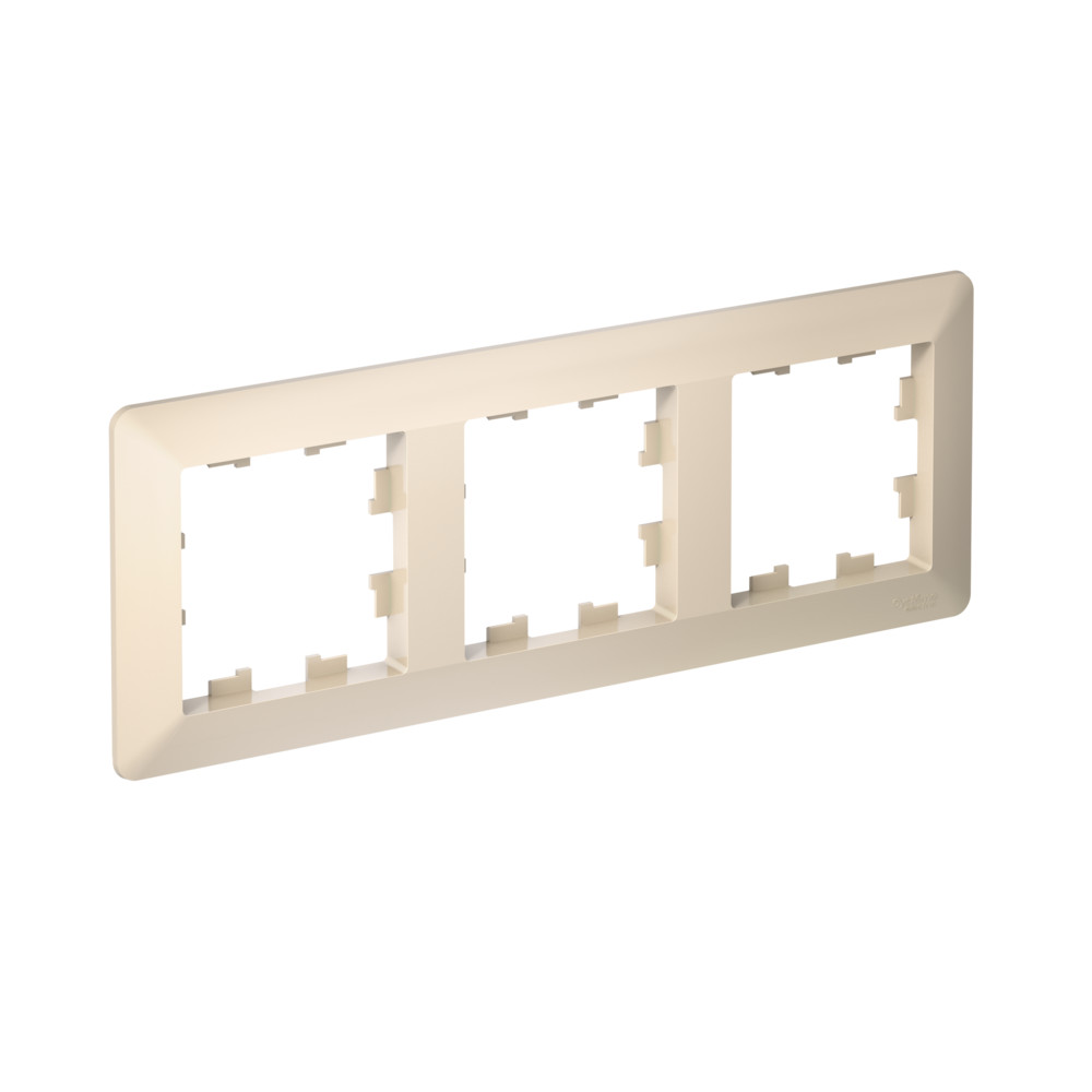 Изображение товара Systeme Electric AtlasDesign Air Бежевый/дымчатый белый Рамка 3-ая