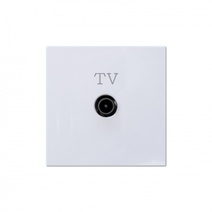 Изображение товара Jasmart FD Белый глянцевый Розетка TV Φ9.5mm оконечная