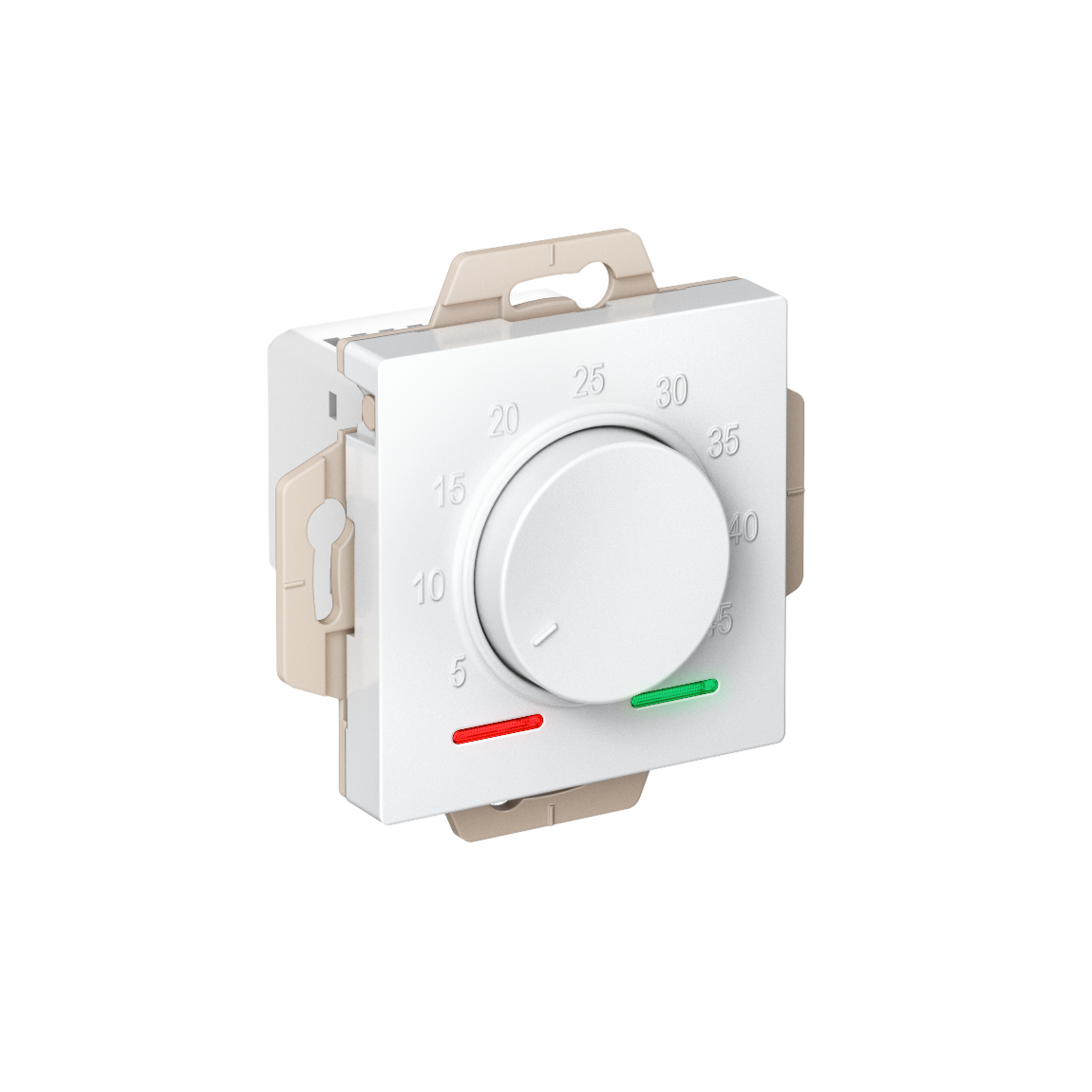 Изображение товара Systeme Electric AtlasDesign Белый Термостат электрон. теплого пола с датчиком, 10A, механизм