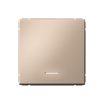 Изображение товара Systeme Electric ArtGallery Песочный Выключатель 1-клавишный кнопочный с подсв. 10А, механизм