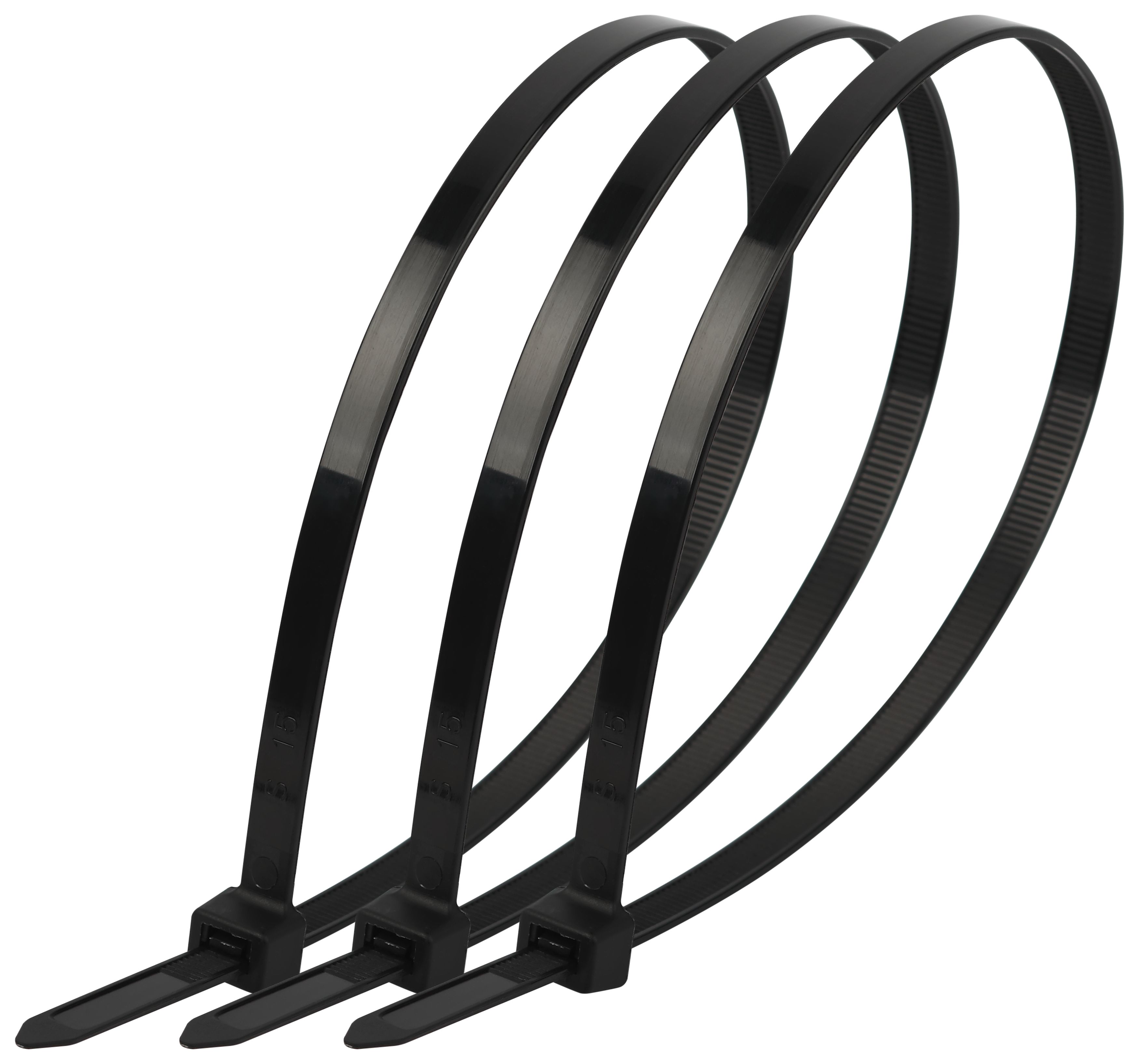 Изображение товара ЭРА Кабельная стяжка NO-225-185 (хомут) нейлоновая 4.8 х 300 мм чёрная (100 шт/уп)