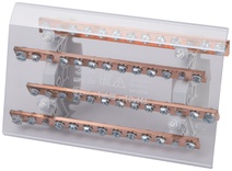 Изображение товара ЭРА Шинный распределительный блок NO-224-74 ШРБ-250А 4 шины 1хМ8+10хМ6