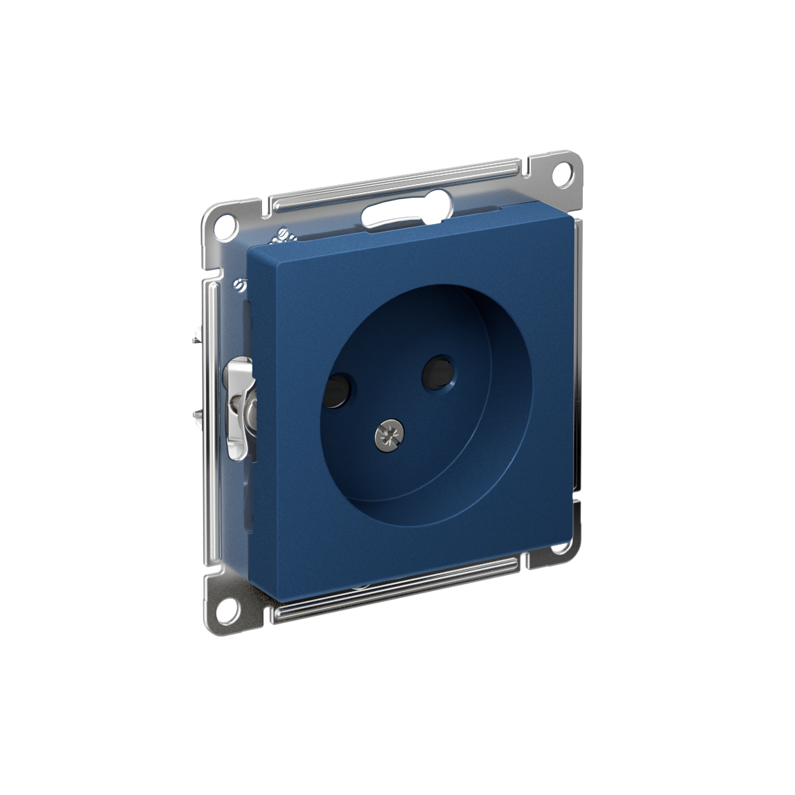 Изображение товара Systeme Electric AtlasDesign Аквамарин Розетка б/з со шторками, 16А, механизм Изображение товара Systeme Electric AtlasDesign Аквамарин Розетка б/з со шторками, 16А, механизм