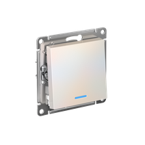 Изображение товара Выключатель SYSTEME Electric AtlasDesign Жемчуг 1-клавишный с подсвет., 10 А Изображение товара Выключатель SYSTEME Electric AtlasDesign Жемчуг 1-клавишный с подсвет., 10 А