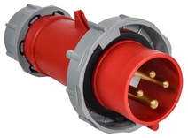 Изображение товара IEK Вилка пер. ССИ-0242 32А-6ч 380В 3P+PE IP67