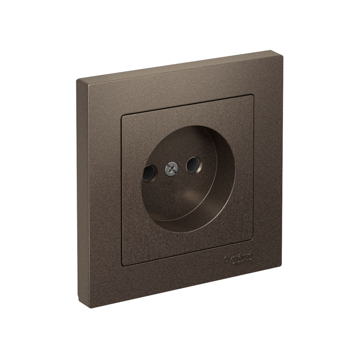 Изображение товара Systeme Electric AtlasDesign Мокко Розетка без заземления, 16А, в сборе, быстрозажим. клем.