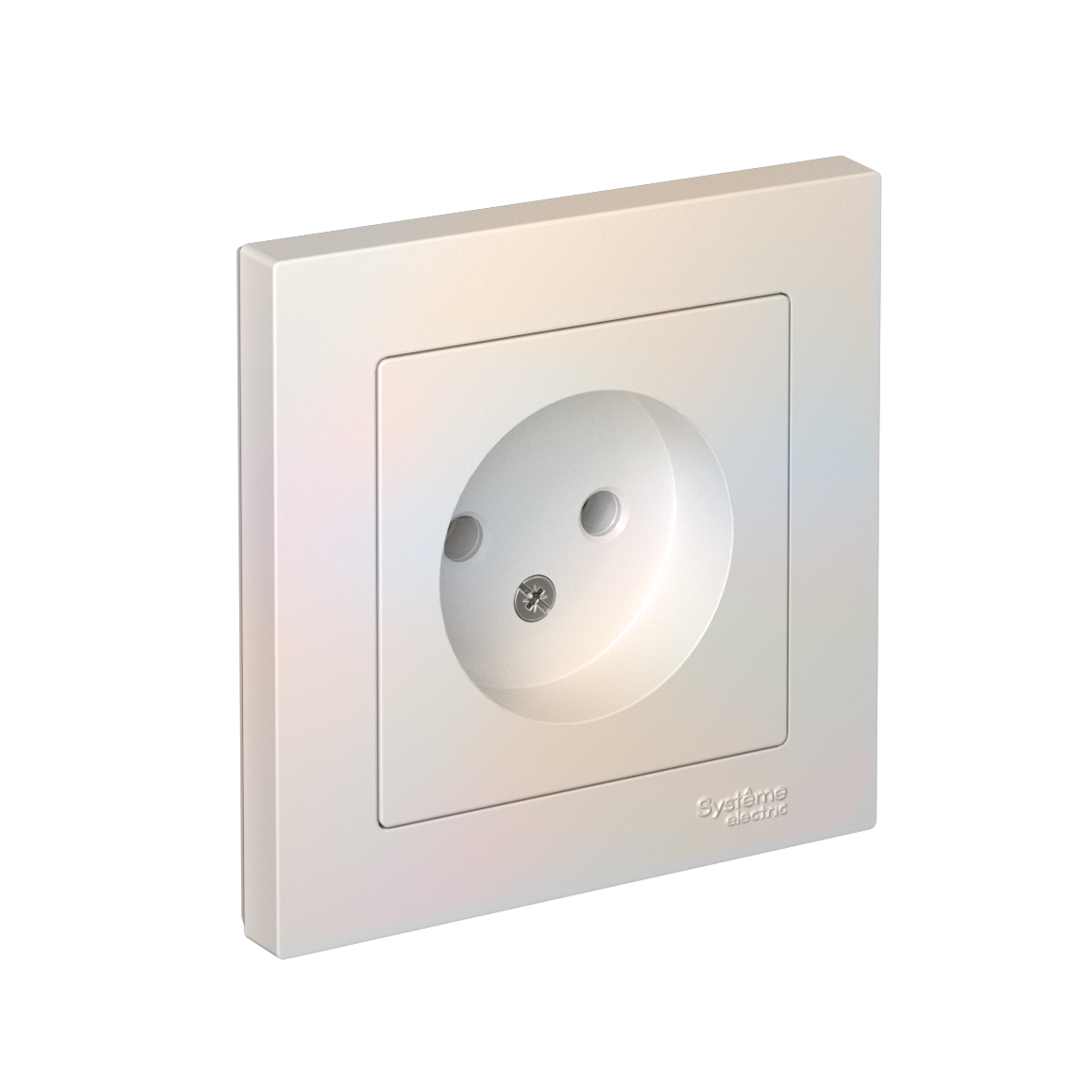 Изображение товара Systeme Electric AtlasDesign жемчуг розетка без заземления 16 А
