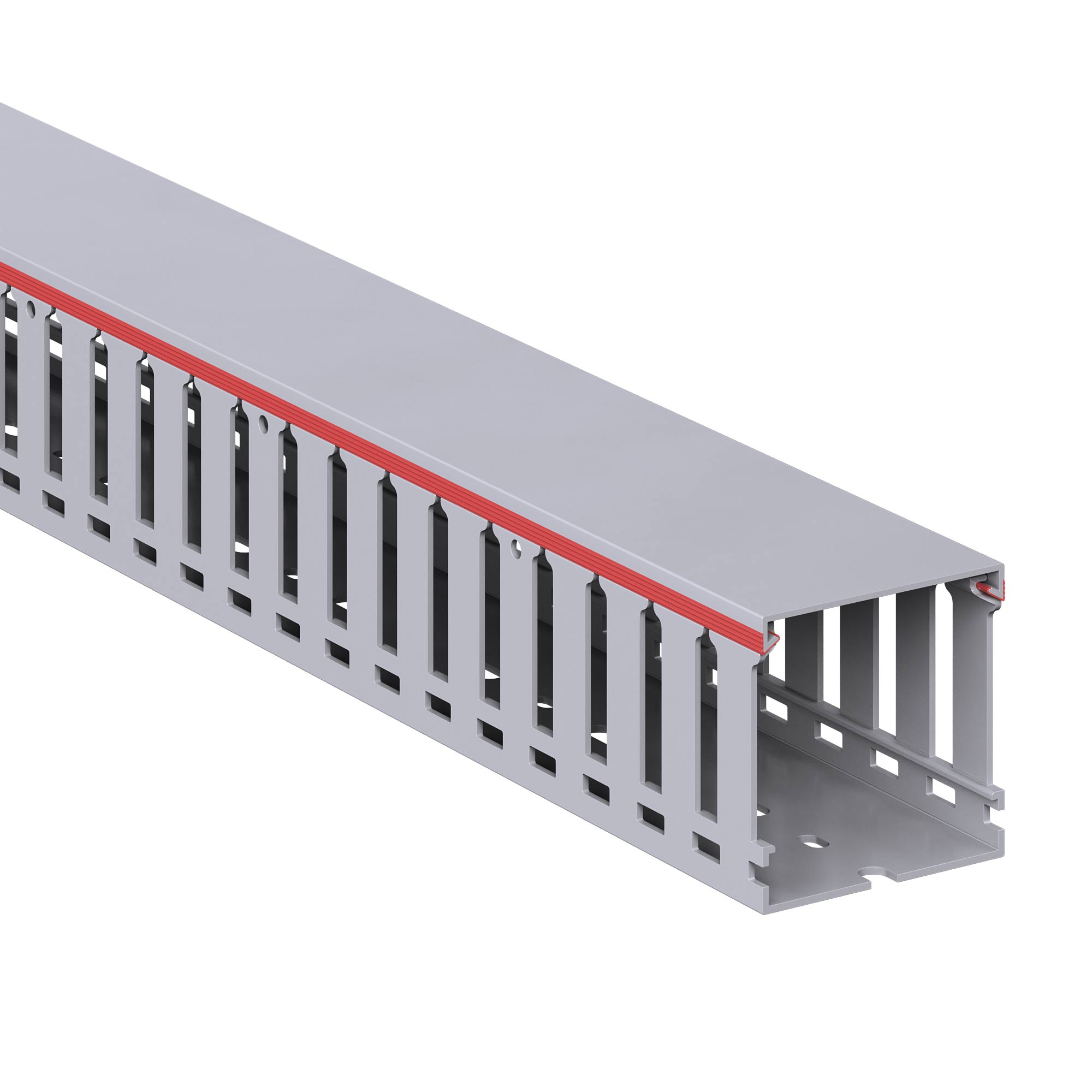 Изображение товара DKC RL12 60x60 перфорированная коробка серого цвета 2 м