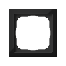 Изображение товара Systeme Electric ArtGallery Pure Матовое органическое стекло Черный Рамка 1-ая