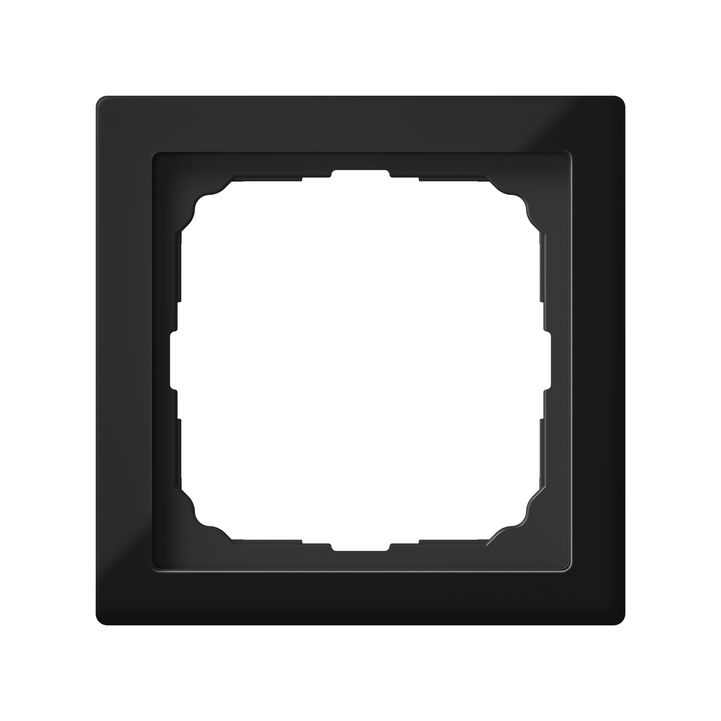 Изображение товара Systeme Electric ArtGallery Pure Матовое органическое стекло Черный Рамка 1-ая