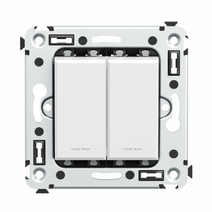 Изображение товара DKC Avanti Инвертор двухклавишный в стену, "Белое облако" Изображение товара DKC Avanti Инвертор двухклавишный в стену, "Белое облако"