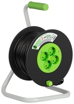 Изображение товара ЭРА GREEN LINE KAT-3x1-40m — удлинитель на катушке, 4 розетки, 40 м