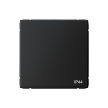 Изображение товара Systeme Electric ArtGallery Карбон Переключатель 1-клавишный IP44, 10АХ, механизм, быстрозажим. клем.