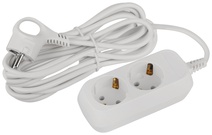 Изображение товара ЭРА Удлинитель электрический UDL-10-250-E Greenline 2 розетки с заземлением 5м ПВС 3x0.75мм2