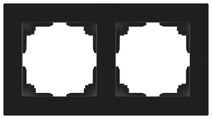 Изображение товара Рамка для розеток и выключателей Intro Accent 6-502-05 на 2 поста, СУ, антрацит