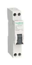Изображение товара Systeme Electric City9 АВДТ 1П+Н C6 6000A 30мА AC 18мм