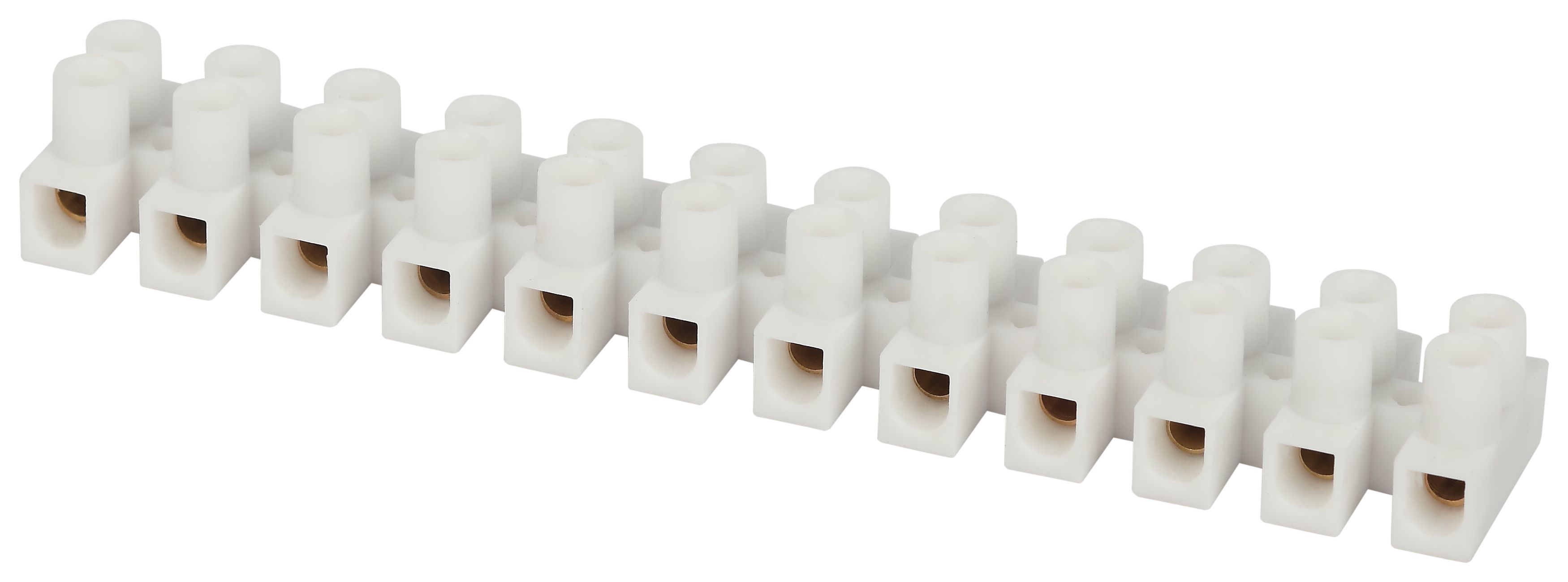 Изображение товара ЭРА Зажим винтовой NO-225-501 изолированный ЗВИ-нг 6А 1.0-6.0 мм2 12 пар белый