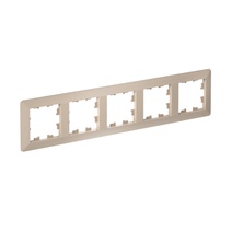 Изображение товара AtlasDesign Air Рамка 5-ка песочный/дымчато-белый