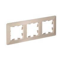 Изображение товара Systeme Electric AtlasDesign Air Песочный/дымчатый белый Рамка 3-ая