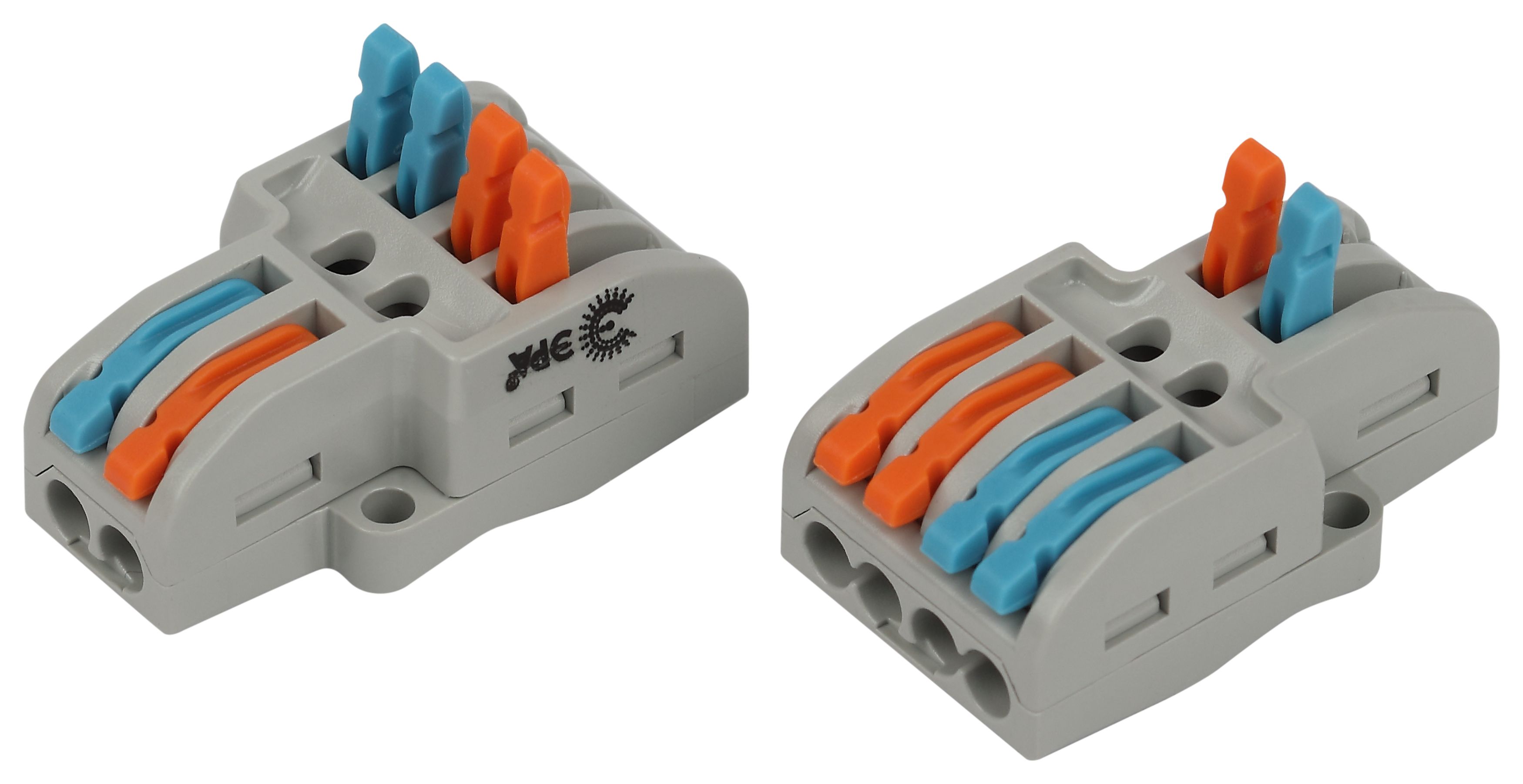 Изображение товара Универсальные клеммы ERA 222 с рычагами, 0.08-4 мм², 6-ход, 450 В