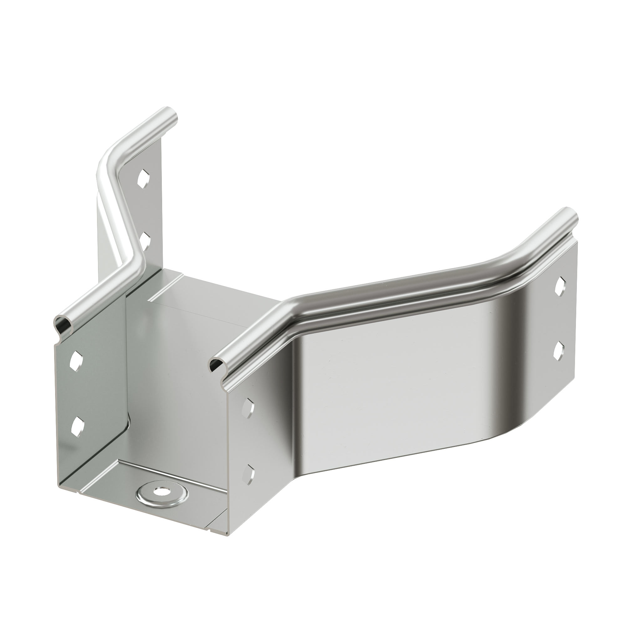 Изображение товара DKC Переходник RRC симметричный 300/200 H50 в комплекте с крепежными элементами и соединительными пластинами, необходимыми для монтажа