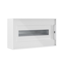 Изображение товара DKC FRAME Щиток 18 мод настенный , белый с прозрачной дверцей, с 2 шинами PEN на 8 и 10 отв. Изображение товара DKC FRAME Щиток 18 мод настенный , белый с прозрачной дверцей, с 2 шинами PEN на 8 и 10 отв.