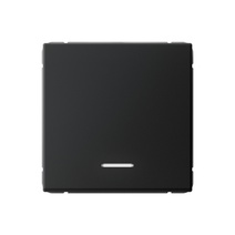 Изображение товара Systeme Electric ArtGallery Карбон 1-клавишный с подсветкой