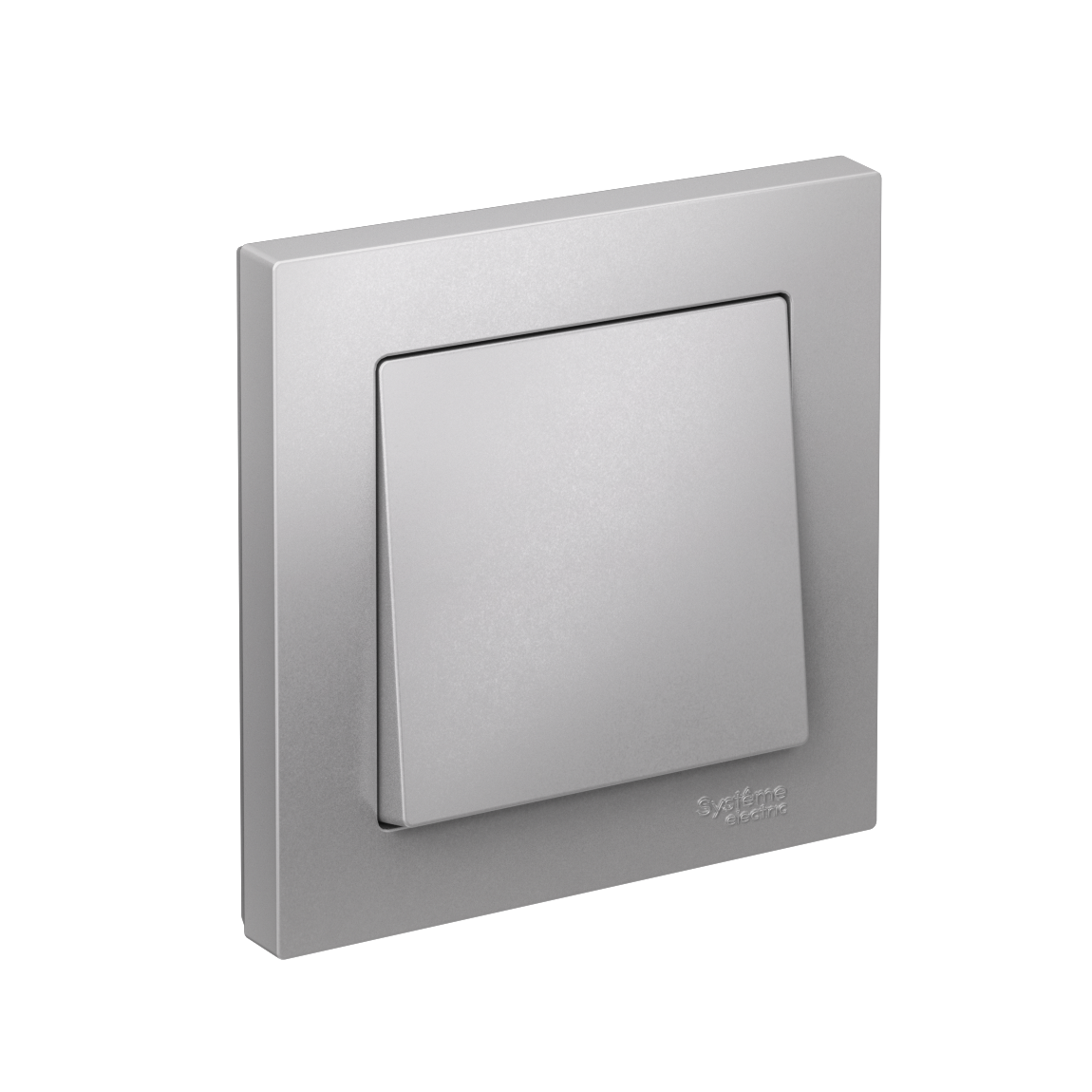 Изображение товара Выключатель 1 клавиша AtlasDesign алюминий 10А 250В Systeme Electric