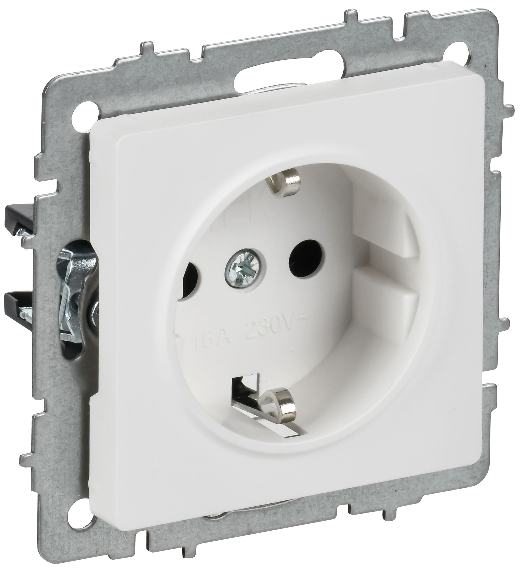 Изображение товара IEK BRITE Роз. с з/к без з/ш 16А РС11-1-0-БрАБ а/б