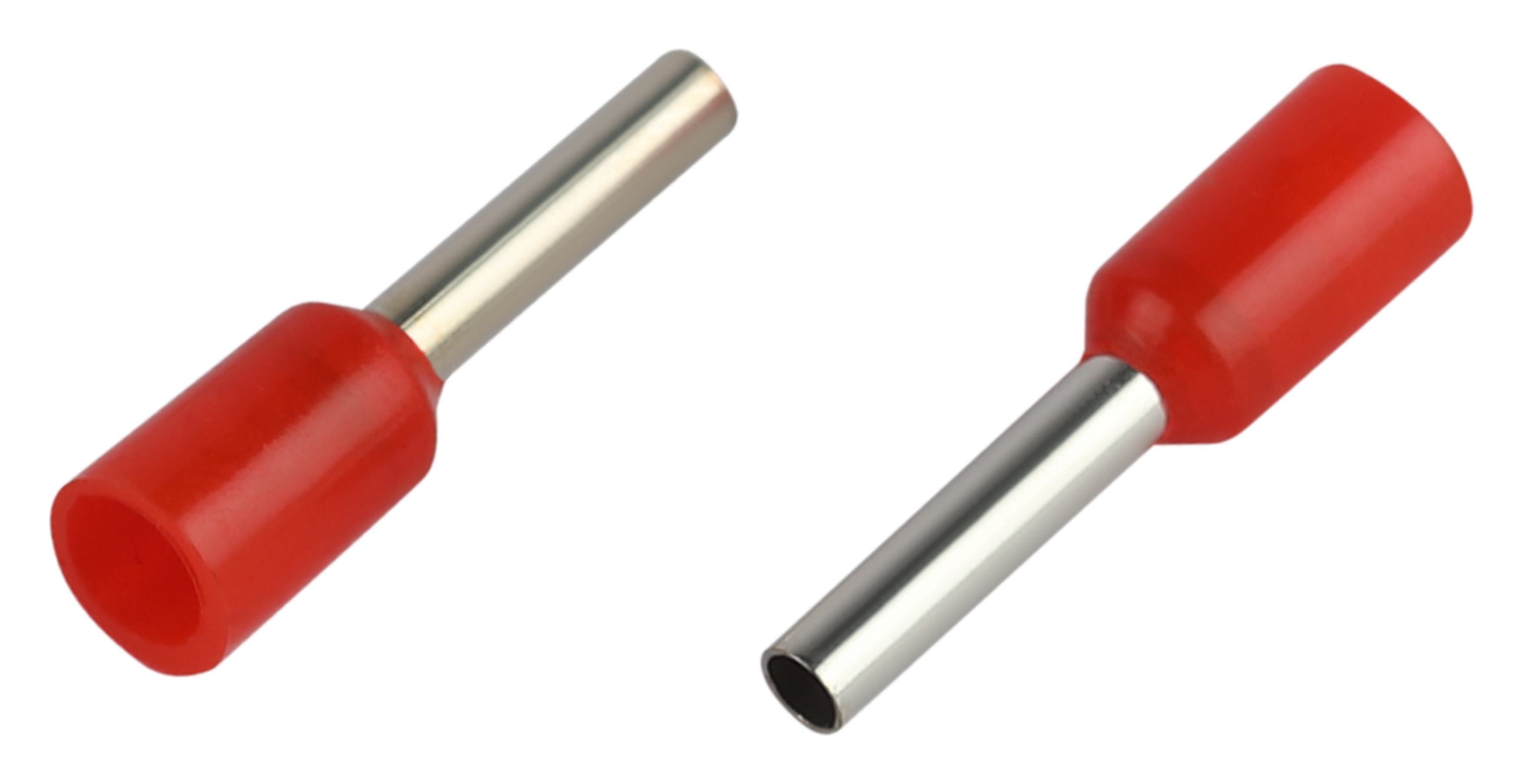 Изображение товара ЭРА Наконечник-гильза NO-225-84 НШвИ 1.0-8 с изолированным фланцем упаковка 50 шт