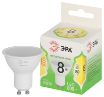 Изображение товара ЭРА Лампа светодиодная GREEN LINE LED MR16-8W-830-GU10 GL 8Вт софит теплый свет GU10