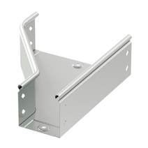 Изображение товара DKC Переходник RRS левосторонний 300/150 H50 в комплекте с крепежными элементами и соединительными пластинами, необходимыми для монтажа