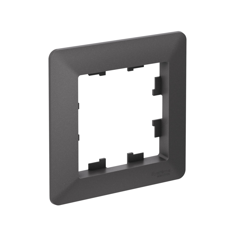 Изображение товара Рамка AtlasDesign Air Systeme Electric Базальт/дымчатый черный