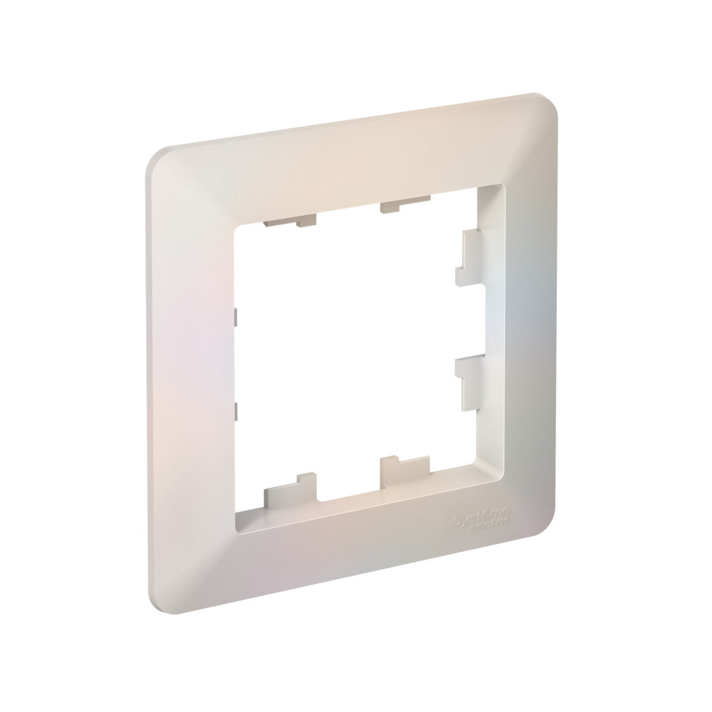 Изображение товара Systeme Electric AtlasDesign Air Жемчуг/дымчатый белый Рамка 1-ая