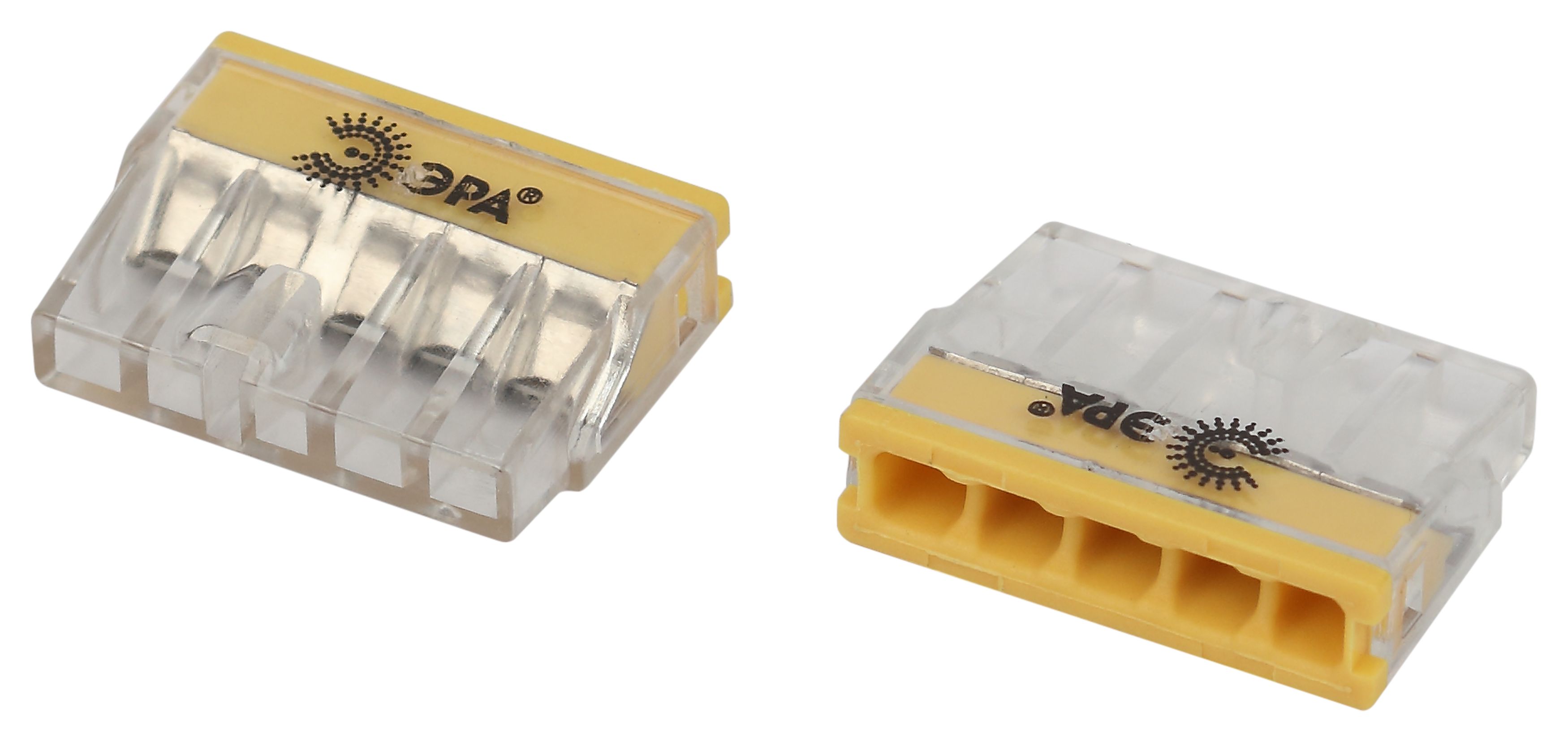 Изображение товара ЭРА Клемма NO-225-360 быстрозажимная 2273-205 компактная 5-проводная 0.2-2.5 мм2 упаковка 30 шт