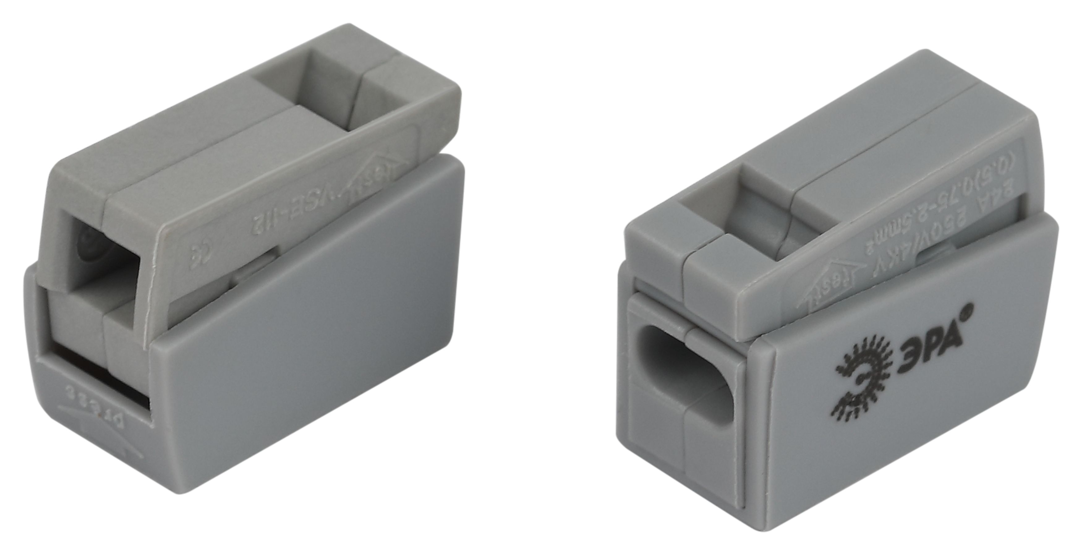 Изображение товара ЭРА Клемма NO-225-411 быстрозажимная 221-112 для светильников 2 полюса 0.5-2.5мм2 упаковка 50 шт