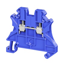 Изображение товара DKC Клемма проходная, винтовой зажим, 2 точки подключения, 2.5 кв.мм, синяя Изображение товара DKC Клемма проходная, винтовой зажим, 2 точки подключения, 2.5 кв.мм, синяя