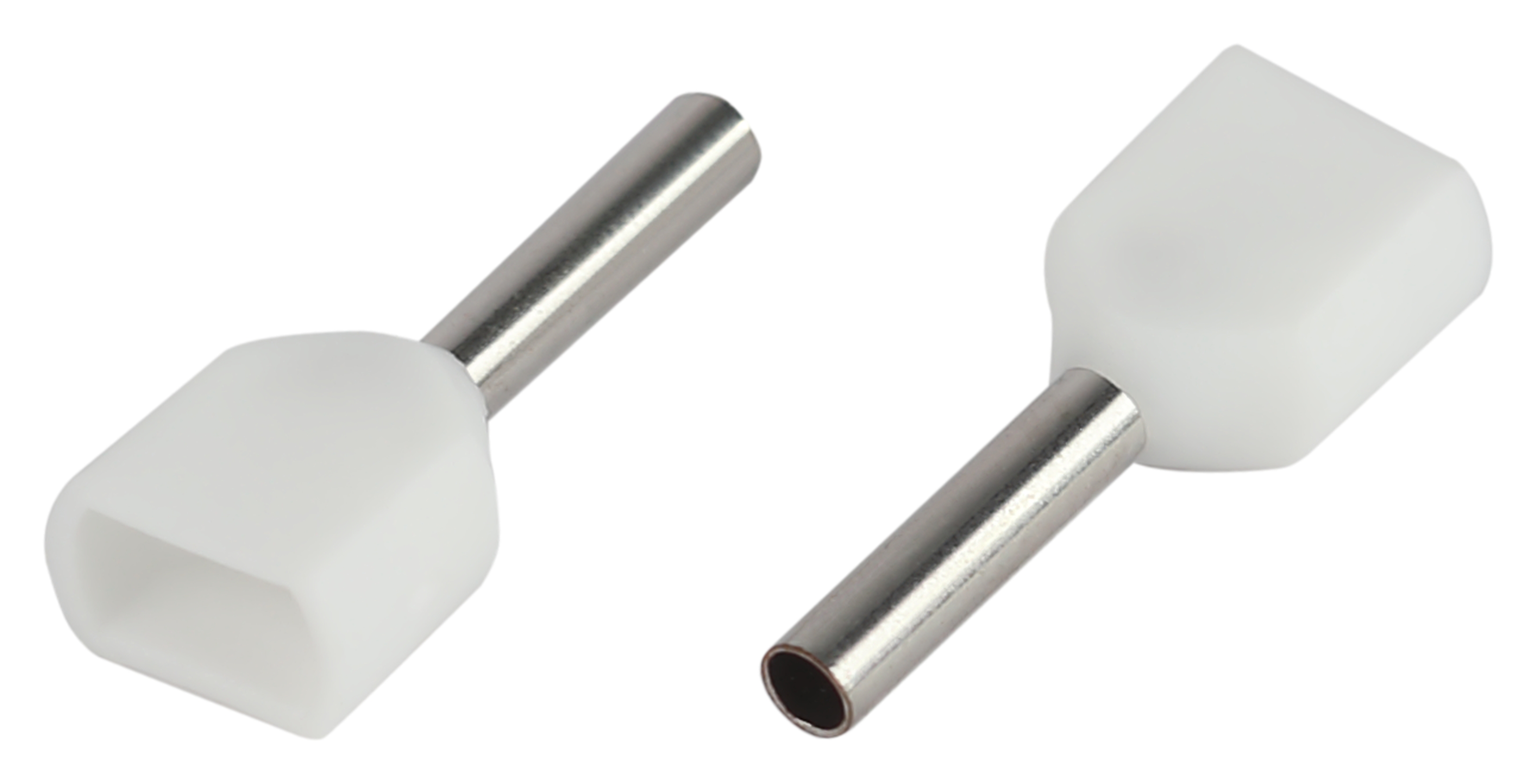 Изображение товара ЭРА Наконечник-гильза NO-225-96 двойной НШвИ(2) 0.5-8 с изолированным фланцем упаковка 50 шт