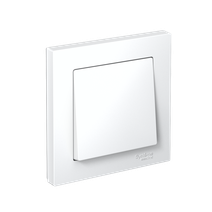 Изображение товара Systeme Electric AtlasDesign Белый Выключатель 1-клавишный, сх.1, 10АХ, в сборе, быстрозажим. клем.