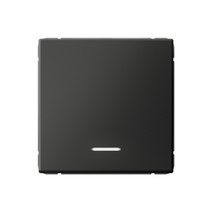 Изображение товара ArtGallery Базальт: 1-клавишный выключатель с подсветкой, 10 А