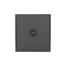 Изображение товара KRANZ STRONG Розетка TV с/у графит, с 1-пост. рамкой