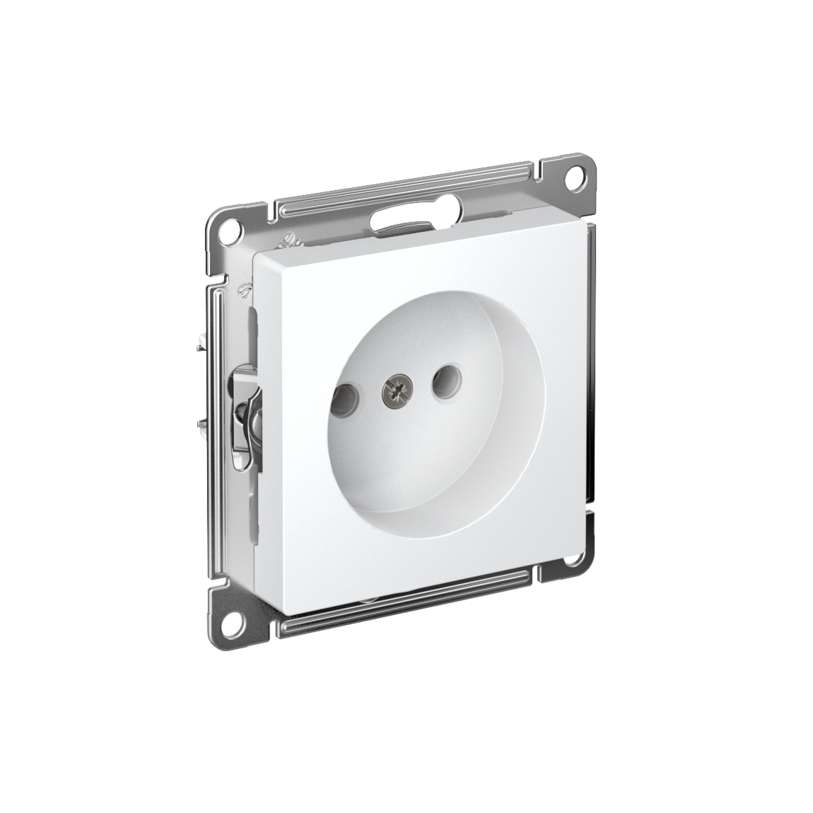 Изображение товара Розетка Systemе Electric AtlasDesign Без заземления 16 А белая с быстрозажимами