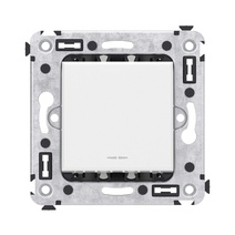 Изображение товара DKC Avanti Переключатель одноклавишный в стену, "Белое облако"