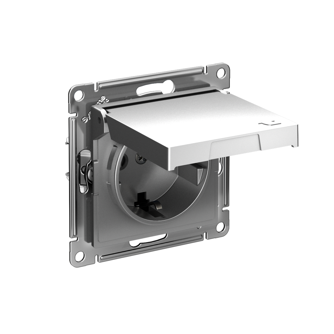 Изображение товара Розетка Schuko Systeme Electric AtlasDesign с заземлением и шторками