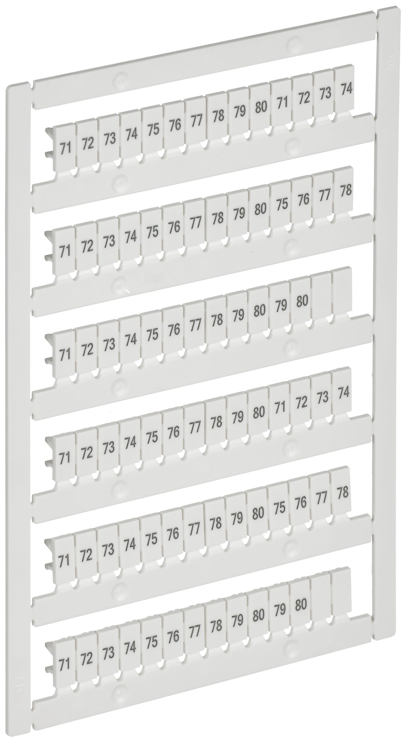 Изображение товара IEK ARMAFIX Маркер для CTS/CP 2,5мм2 "71-80"