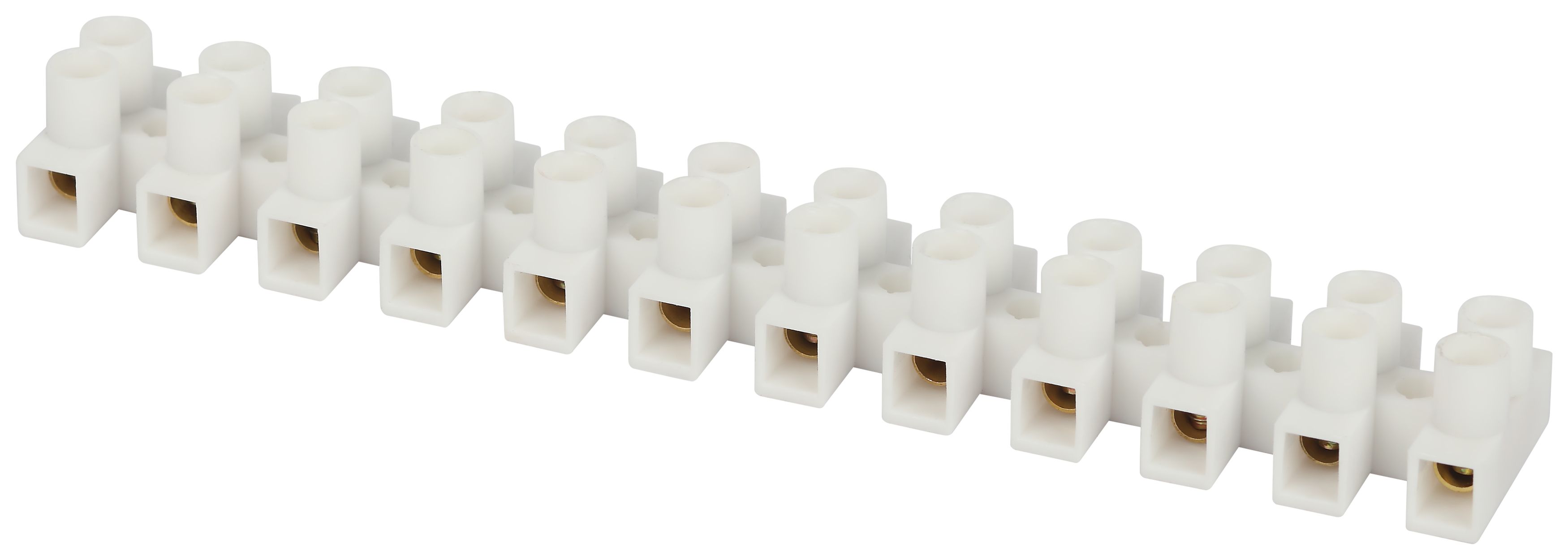 Изображение товара ЭРА Зажим винтовой NO-225-504 изолированный ЗВИ-нг 20А 2.5-14 мм2 12 пар белый